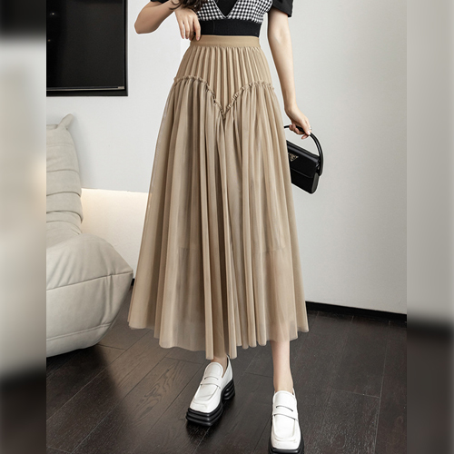 [당일발송a] 밴딩 플리츠 샤 스커트