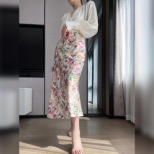 ◈[당일발송] 플라워 패턴 스커트