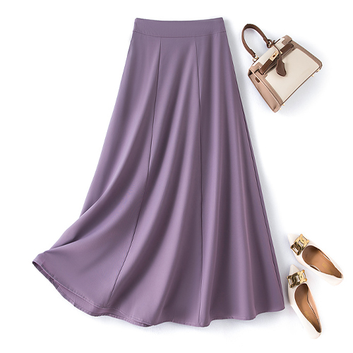 ◈[당일발송] 페미닌 플레어 뒷밴딩 롱 스커트