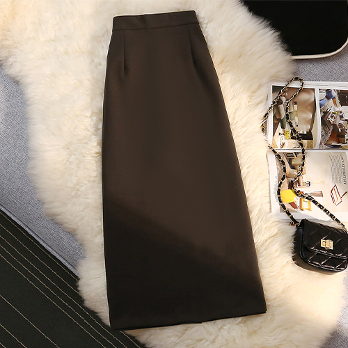 심플 H라인 데일리 롱 스커트