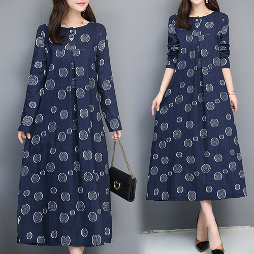 [15% SALE] 도트프린트 원피스[OP#5816]