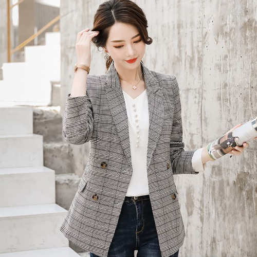 ◈[당일발송]클래식 더블 라인 자켓