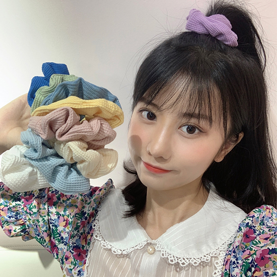 캔디 컬러 와플 곱창밴드