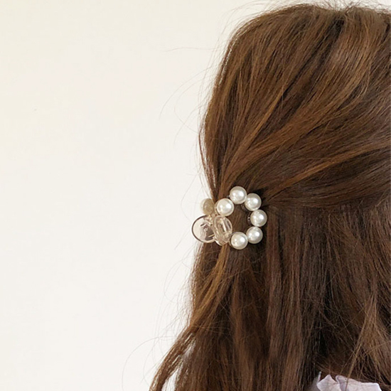 ★화요특가 자정마감 50%★미니 원형 진주 집게핀