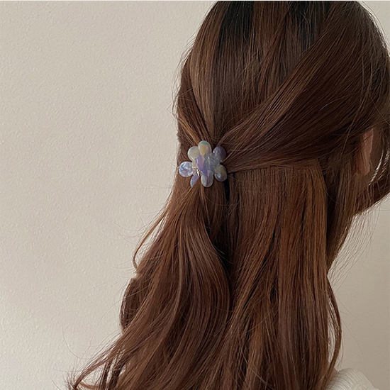 마블 미니 꽃 집게핀 