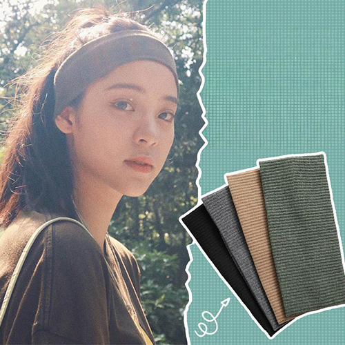 데일리&스포츠 스판 와이드 헤어밴드