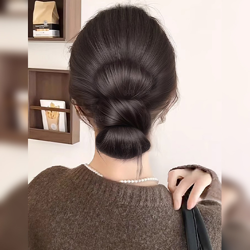 리본 집게 헤어 가발