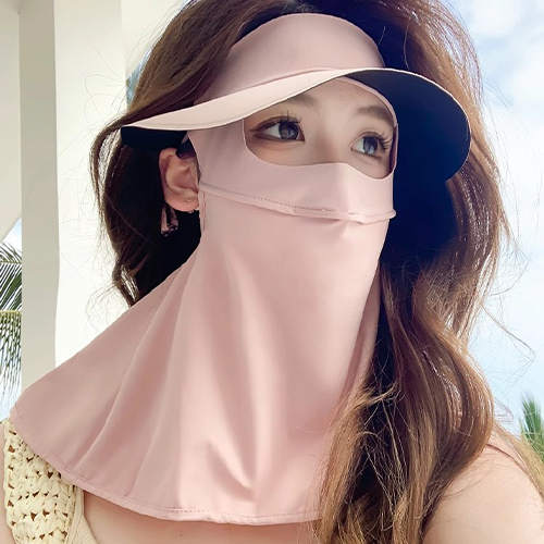 [당일발송 한정수량]자외선 차단 쿨링 마스크 일체형 모자