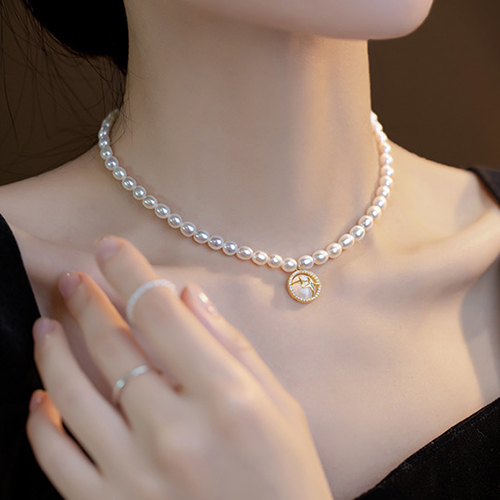 ◈[당일발송] 별 진주 목걸이