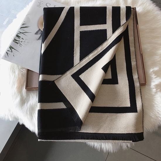 투타입 캐시미어 함유 숄 & 머플러