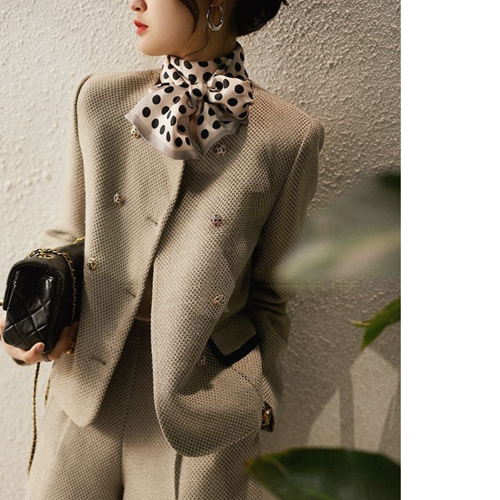 실크 슬림 타이 롱 스카프