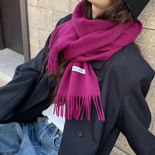 ◈[당일발송] [울 100%] 울 블렌딩 롱 머플러