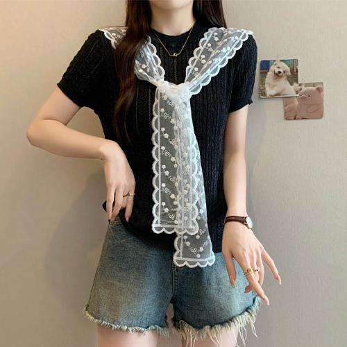 ◈[당일발송] 레이스 자수 스카프&숄 [2가지 타입]