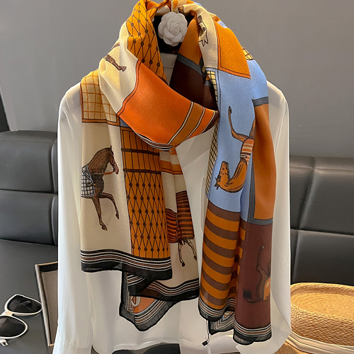 ◈[당일발송] 패턴 포인트 스타일 머플러