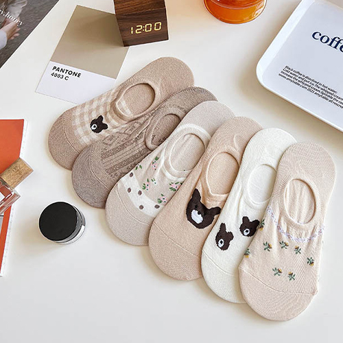 ★월요특가 자정마감 50%★귀여운 패턴 실속 덧신 6종+랜덤 4종 세트