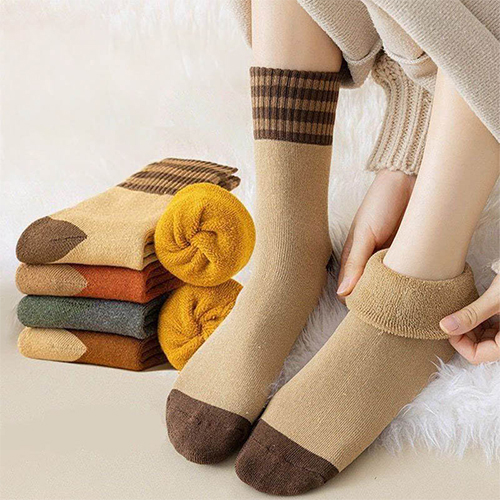 10개 세트 겨울 보온 데일리 양말