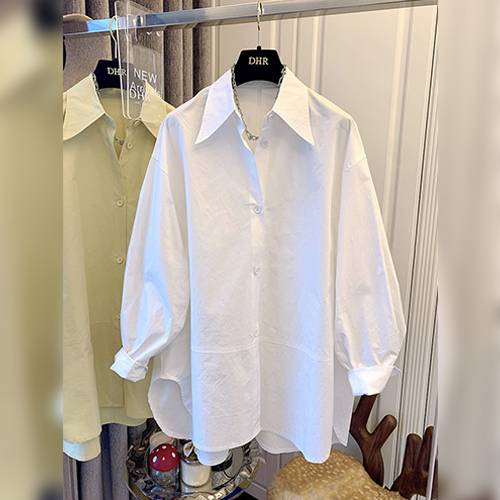 ◈[당일발송] 심플 루즈핏 박시 셔츠