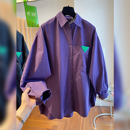 [당일발송] 루즈핏 그린라벨 카라 셔츠