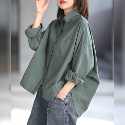 ★토요특가 자정마감 50%★베이직 오버 카라 셔츠 