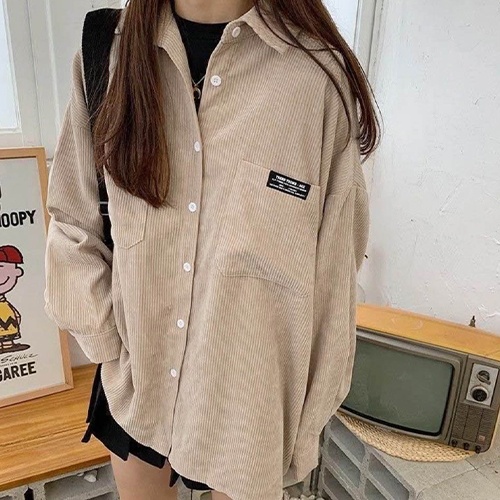 ★월요특가 자정마감 50%★캐주얼 코듀로이 루즈핏 셔츠 자켓