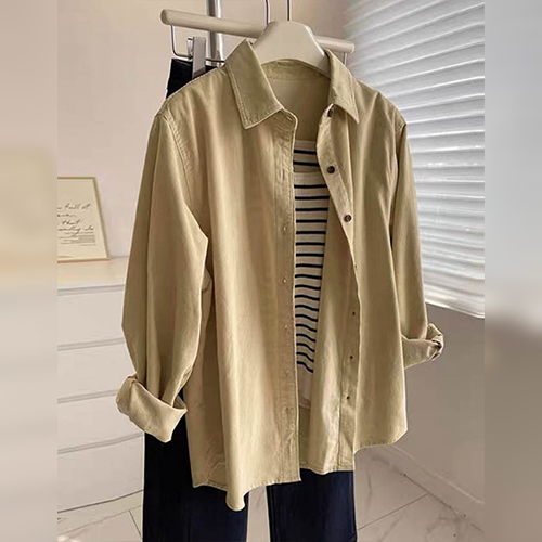 ◈[당일발송] 포근 베이직 코듀로이 셔츠