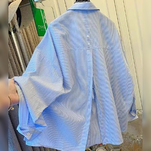 간절기 장마룩 쿨링 뒷트임 루즈핏 셔츠