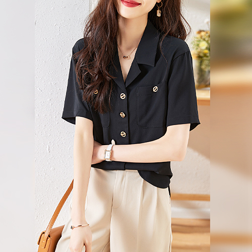 ★자정마감 19990원★투 포켓 카라 블라우스