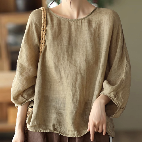 ◈[당일발송] 심플 루즈핏 블라우스