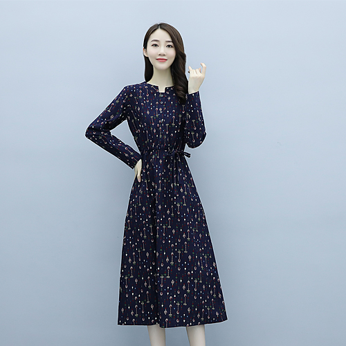 [당일발송1] 코튼 버튼 플라워 원피스   