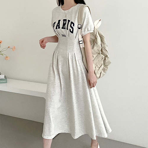 ◈[당일발송] 1993 캐주얼 핀턱 슬림 원피스