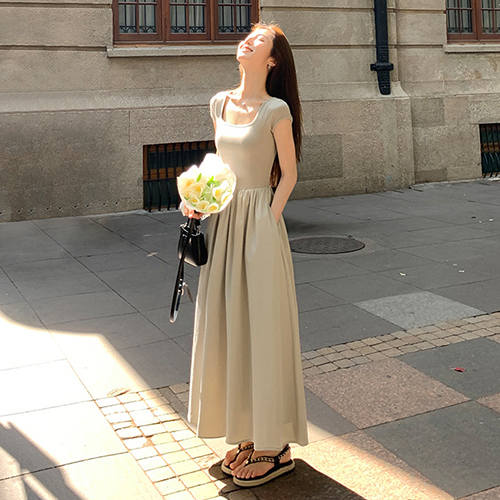 ◈[당일발송] 로맨틱 무드 라운드 원피스