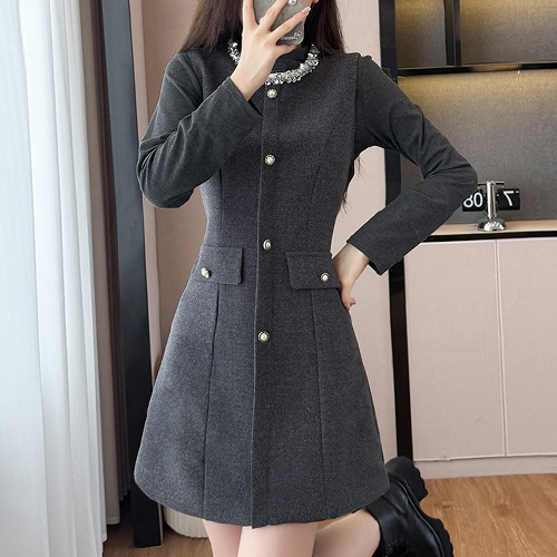 ★월요특가 자정마감 50%★ [2set]장식 넥라인 클래식 A라인 원피스