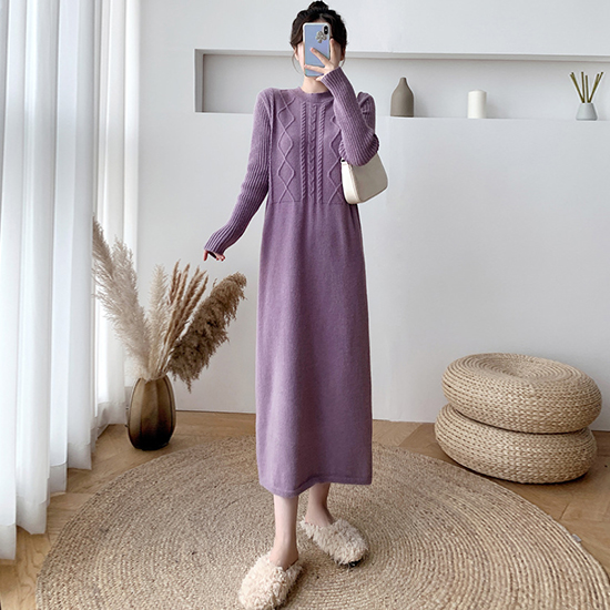 ◈[당일발송] [재입고] 다이아몬드 웨이브 루즈핏 니트 원피스★타사와 원단 다름★좋은 원단!