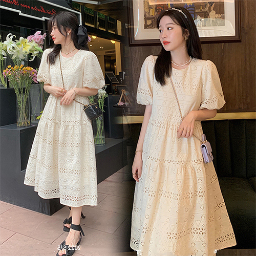 ◈[당일발송] 여리여리 썸머 펀칭 원피스