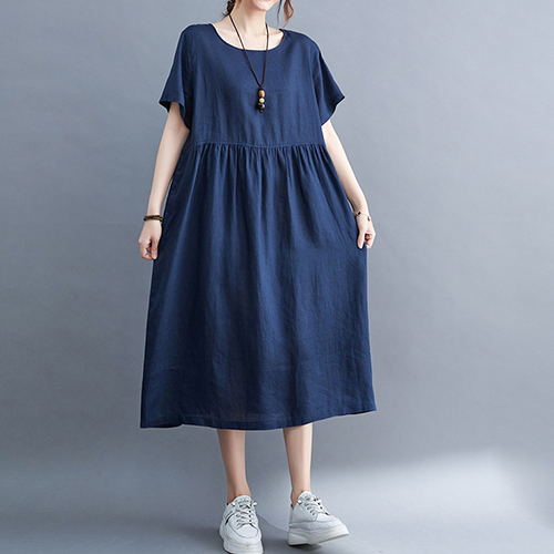 ◈[당일발송] 편안한 A라인 루즈핏 여름 원피스