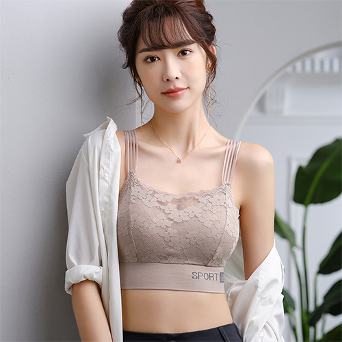 레이스 매쉬 쿨 스포츠 브라탑