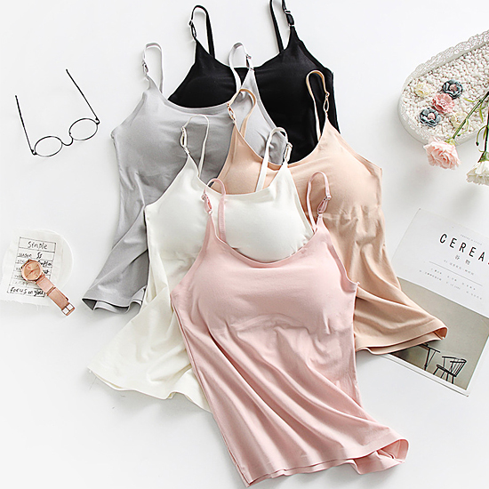  ◈[당일발송] 무봉제 캡 나시 탑