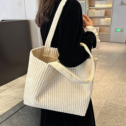 [당일발송] 코듀로이 사각 에코백