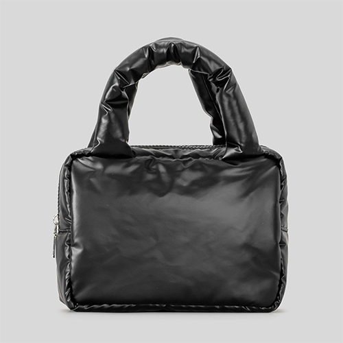 스퀘어 패딩 토트백