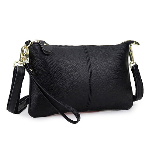 16종 소가죽 심플 클러치백