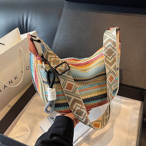 레인보우 꾸안꾸 숄더 크로스백