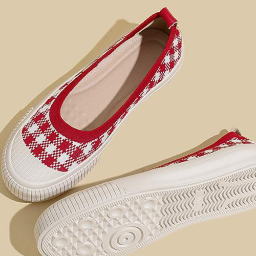 ◈[당일발송] 밴딩 10 컬러 패턴 슬립온