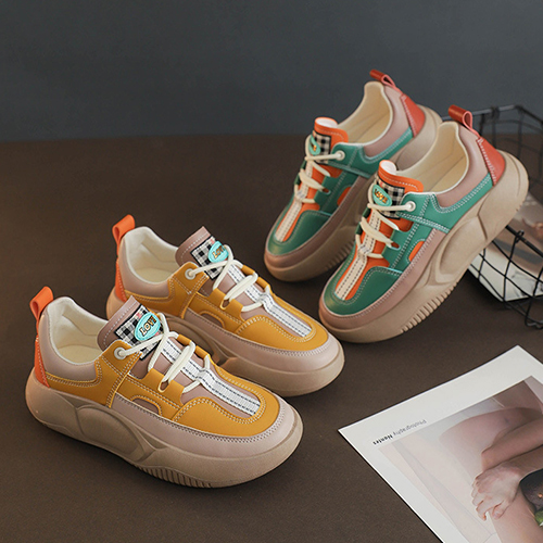 ◈[당일발송] 캐주얼 배색 포인트 스니커즈