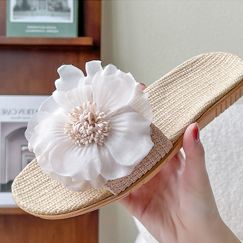 ◈[당일발송] 빅플라워 메쉬 슬리퍼