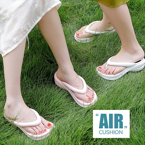 푹신 통굽 쪼리 슬리퍼