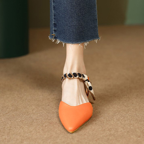 ◈[당일발송] 스틸레토 플랫 샌들