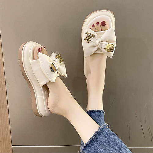 ◈[당일발송] 골드베어 리본 슬리퍼