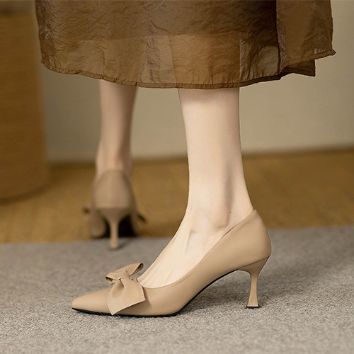 ◈[당일발송] 리본 펌프스 힐
