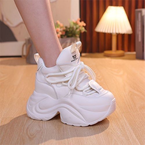 .  키높이 로프 플랫폼 스니커즈[8cm 굽]