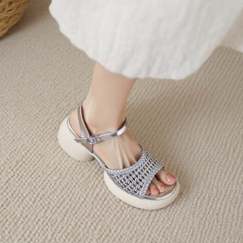 키높이 통굽 여름 샌들